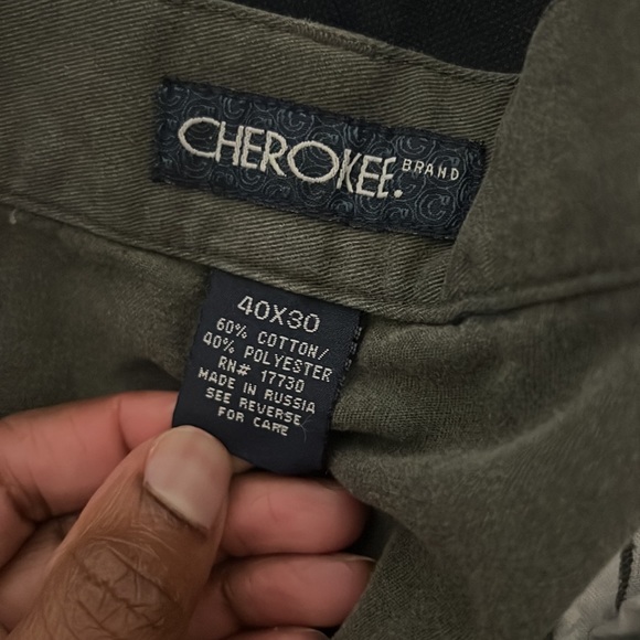 Cherokee pleated front pants - Picture 5 of 5